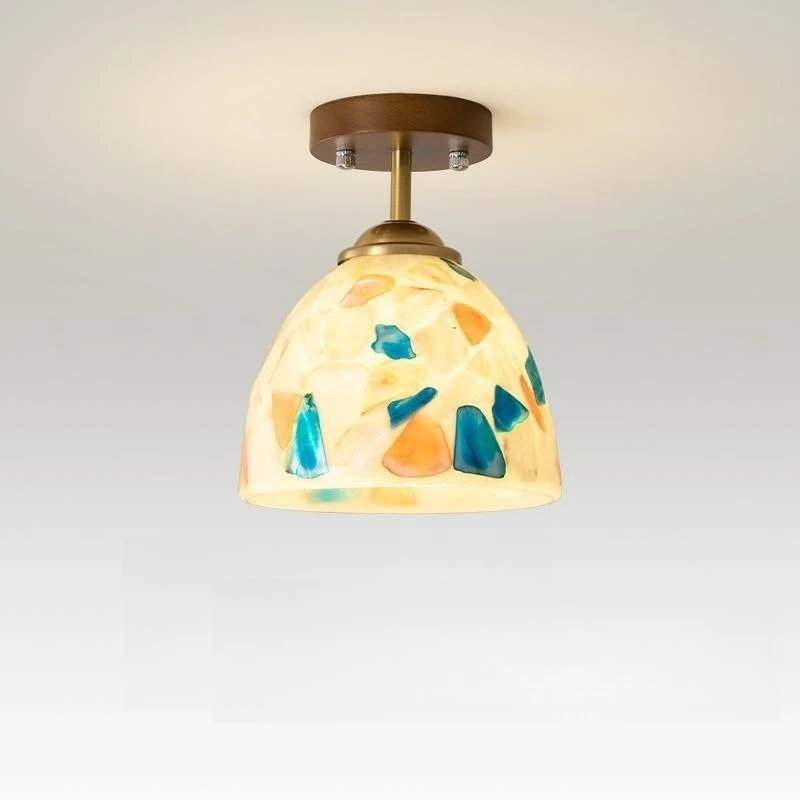 Lampshade aisle light American retro medieval creative entrance corridor light balcony ceiling light
Lampshade aisle light American retro medieval creative entrance corridor light balcony ceiling light