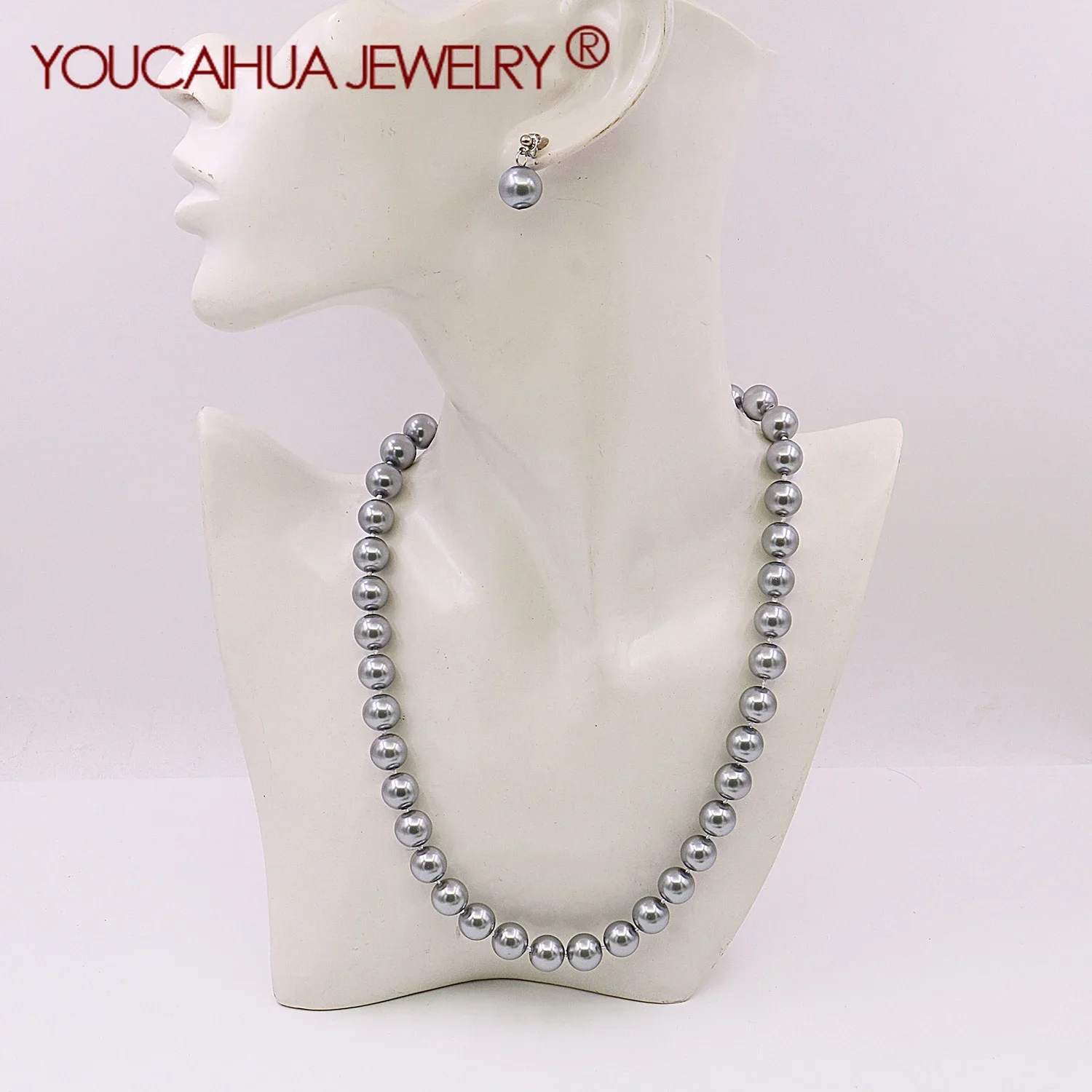 8/10/12mm Natural Grey Shell Round Bead Pearl Necklace/earring Set,Rhinestone Clasp,Women's Party Gift,Jewelry Making/design
8/10/12mm Natural Grey Shell Round Bead Pearl Necklace/earring Set,Rhinestone Clasp,Women's Party Gift,Jewelry Making/design