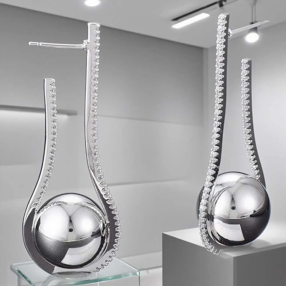 Missvikki New Trendy Romantic Earrings Disco Ball Noble For Women Wedding Party Dubai Bridal Jewelry boucle d'oreille femme 2025
Missvikki New Trendy Romantic Earrings Disco Ball Noble For Women Wedding Party Dubai Bridal Jewelry boucle d'oreille femme 2025