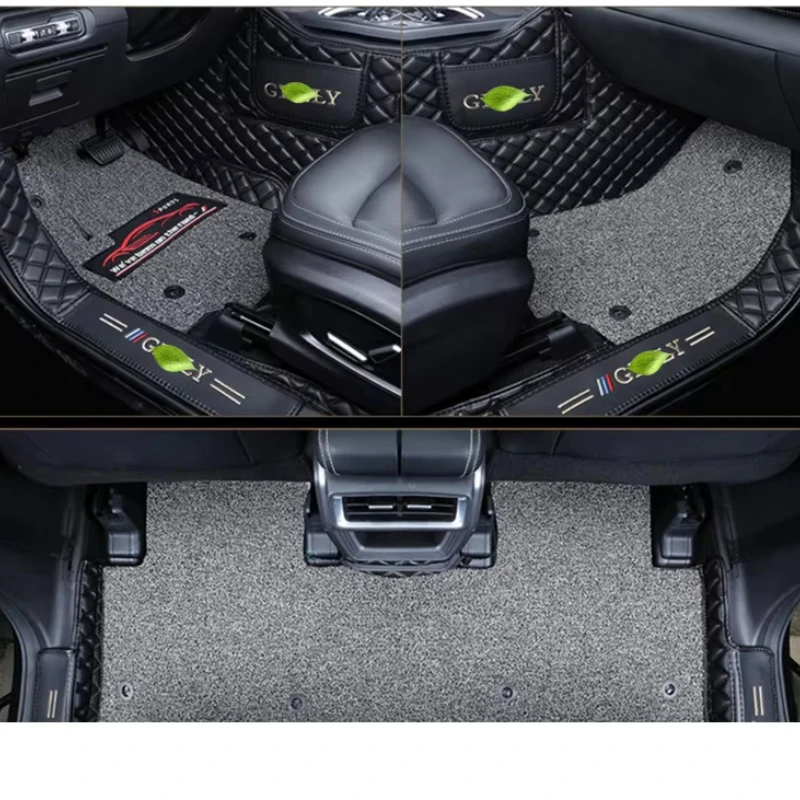 Для Geely Okavango 2024 2023, Стайлинговые коврики для автомобиля, двухслойные подушечки для ног из искусственной кожи, внутренняя подкладка, автоаксессуары
Для Geely Okavango 2024 2023, Стайлинговые коврики для автомобиля, двухслойные подушечки для ног из искусственной кожи, внутренняя подкладка, автоаксессуары