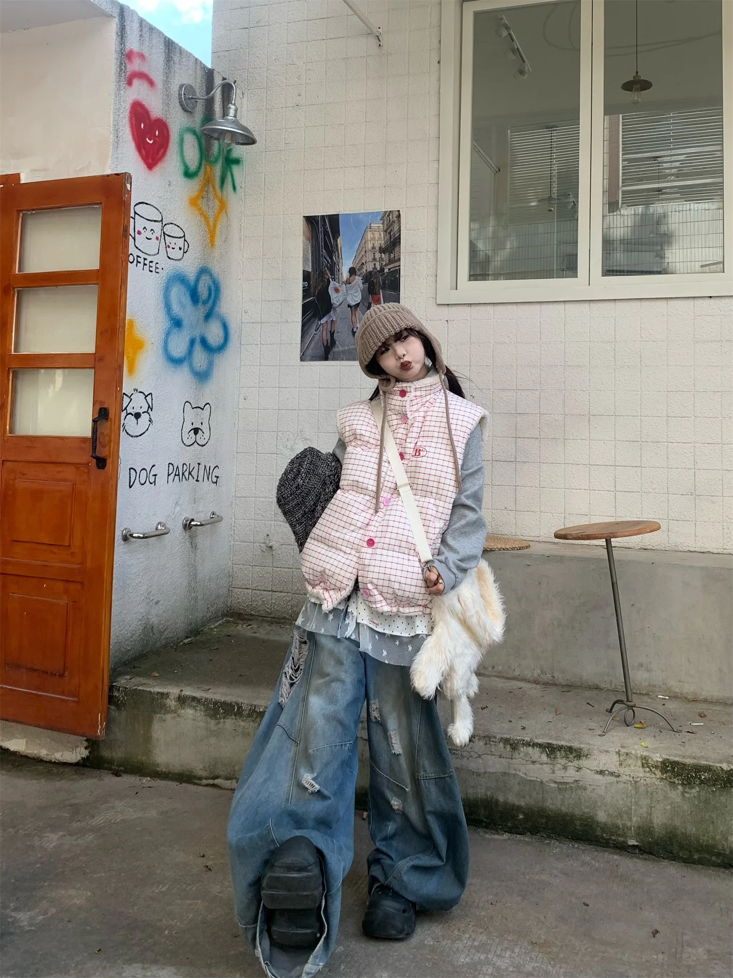 Двустороннее клетчатое пушистое хлопковое джето, женское милое пальто с хлебом, осенне-зимнее повседневное пальто свободного покроя
Двустороннее клетчатое пушистое хлопковое джето, женское милое пальто с хлебом, осенне-зимнее повседневное пальто свободного покроя