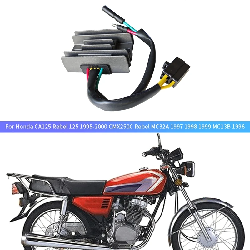 Регулятор напряжения мотоцикла R2015.27 для Honda CA125 Rebel 125 1995-2000 CMX250C Rebel MC32A 1997-1999
Регулятор напряжения мотоцикла R2015.27 для Honda CA125 Rebel 125 1995-2000 CMX250C Rebel MC32A 1997-1999