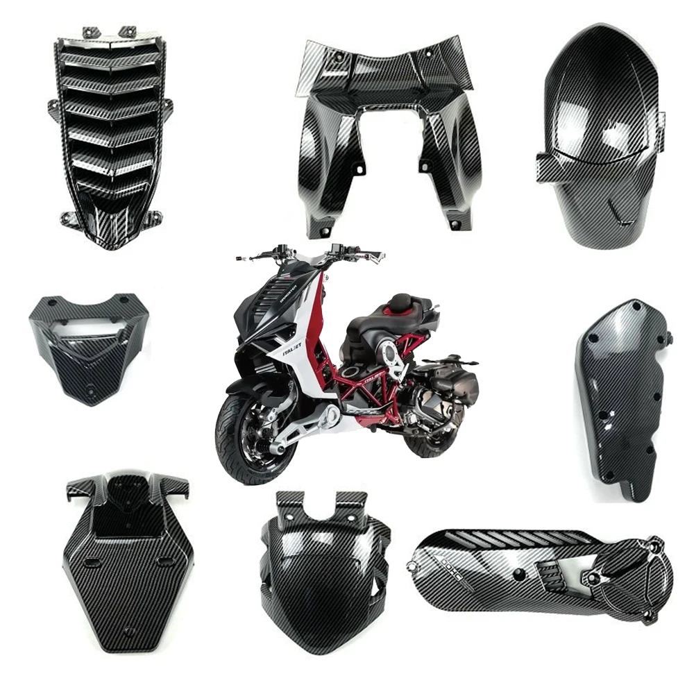 FOR Italjet Dragster 200 125 2021 2022 Carbon Fiber Trim Shell Protective Cover Front Rear Mudguard License Plate Holder
FOR Italjet Dragster 200 125 2021 2022 Carbon Fiber Trim Shell Protective Cover Front Rear Mudguard License Plate Holder
