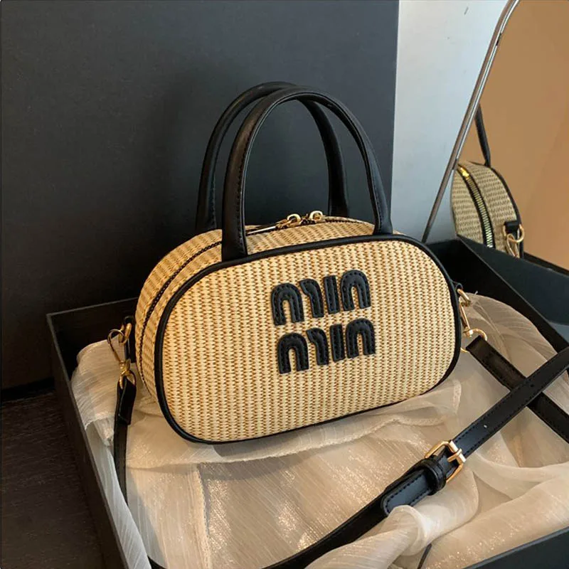 Handbag for women 2025 new straw woven beach bags fashionable bohemian shoulder bag designer purple crossbody bag
Handbag for women 2025 new straw woven beach bags fashionable bohemian shoulder bag designer purple crossbody bag