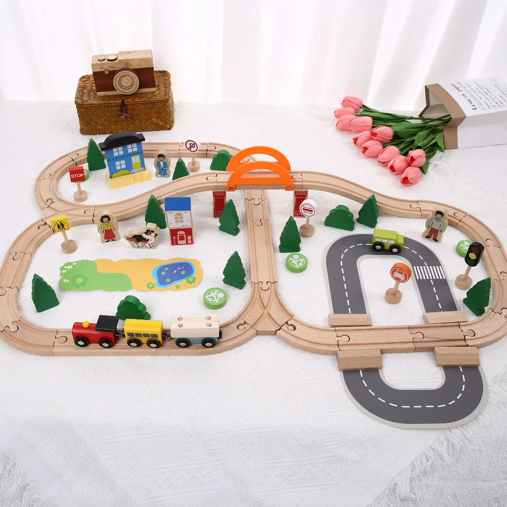 Деревянный набор поездов для мальчиков, деревянный железнодорожный автомобиль, развивающие игрушки, совместимые с деревянными игрушками на дорожке для детей, подарок
Деревянный набор поездов для мальчиков, деревянный железнодорожный автомобиль, развивающие игрушки, совместимые с деревянными игрушками на дорожке для детей, подарок