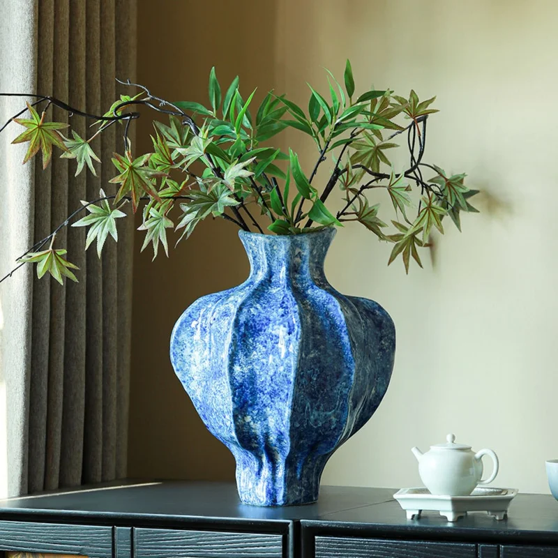 New Chinese-Style Ceramic Vase With A High-End, Wabi-Sabi Aesthetic For Living Room And Entryway Floral Decoration, Vintage Flow
New Chinese-Style Ceramic Vase With A High-End, Wabi-Sabi Aesthetic For Living Room And Entryway Floral Decoration, Vintage Flow