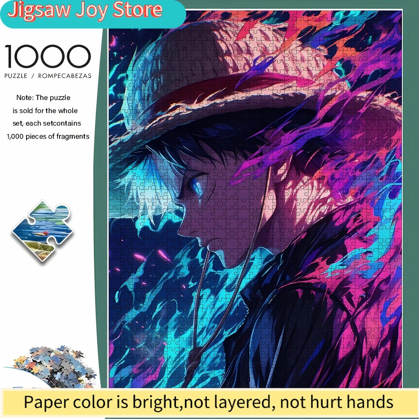 2D Flat Anime Manga Character Puzzle - Thick Cardboard, Challenging Level, Vibrant Colors, Perfect for Home Decor, Birthday, H
2D Flat Anime Manga Character Puzzle - Thick Cardboard, Challenging Level, Vibrant Colors, Perfect for Home Decor, Birthday, H