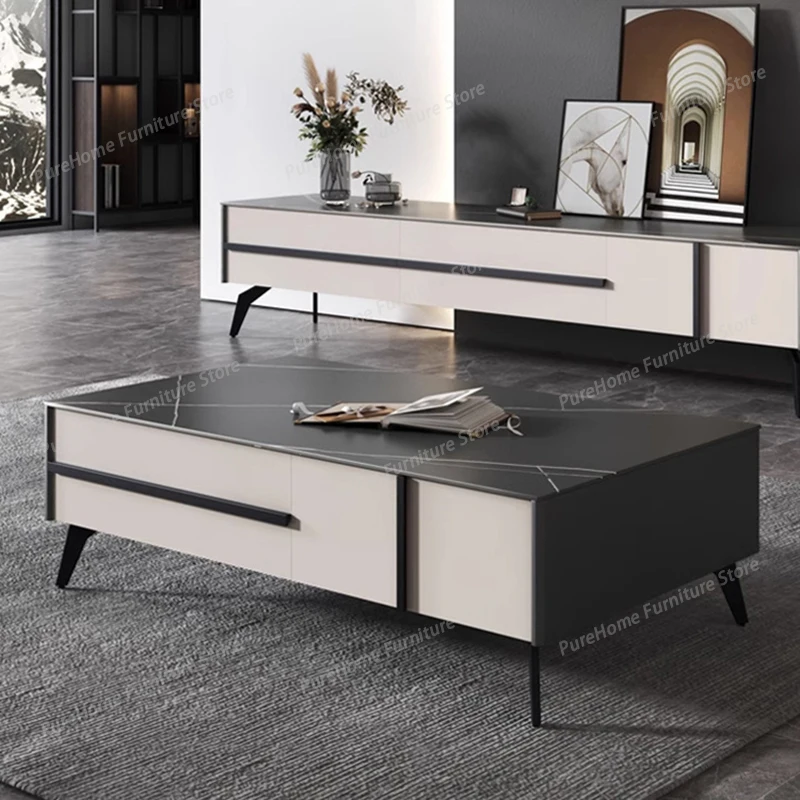 Modern Minimalist Rock Slab Cabinet Coffee Table Set Nordic Cream Style Living Room Coffee Tables Designer Home Furniture FYCT
Modern Minimalist Rock Slab Cabinet Coffee Table Set Nordic Cream Style Living Room Coffee Tables Designer Home Furniture FYCT