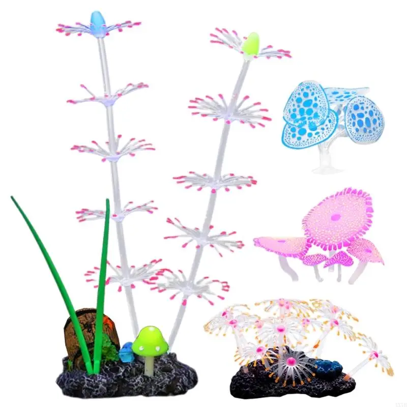 4X7B Pack Of 4 Silicone Coral Grass for Aquariums Safe Landscaping Decorative Plant
4X7B Pack Of 4 Silicone Coral Grass for Aquariums Safe Landscaping Decorative Plant