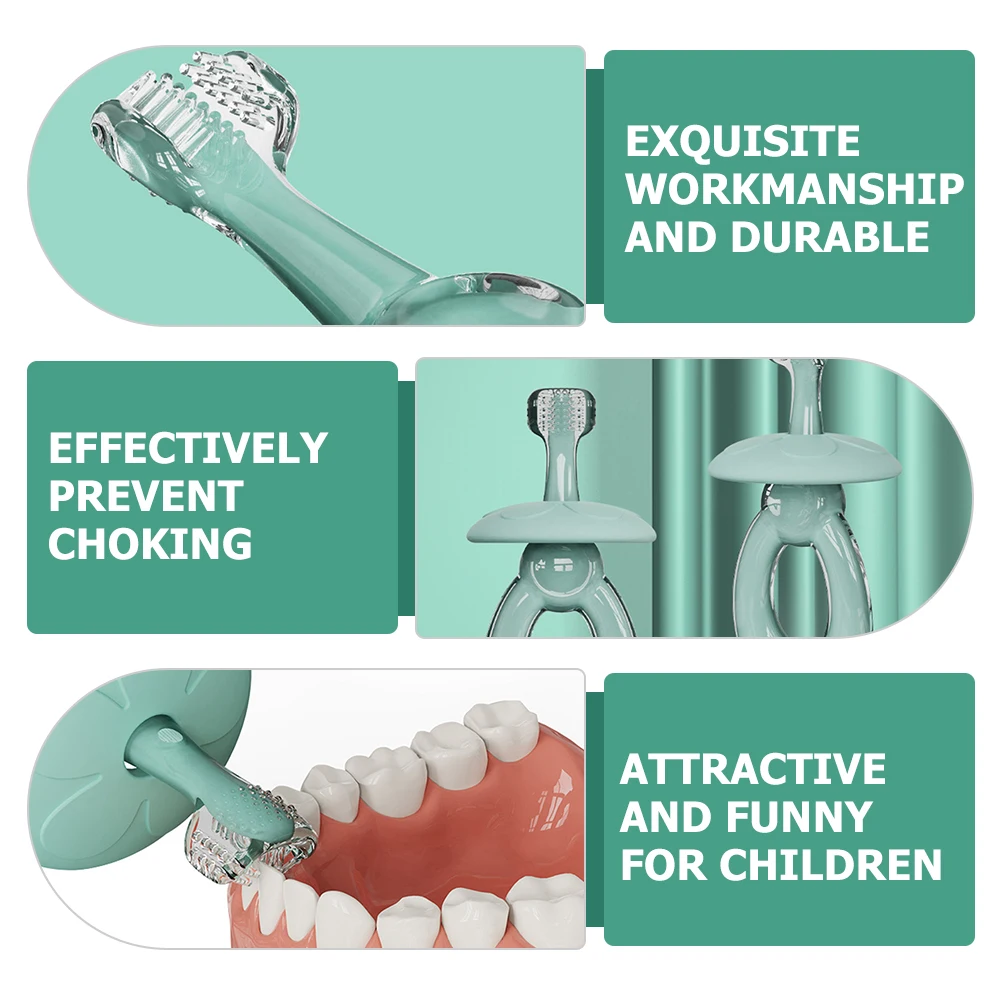 Three Sided Kids Toothbrush al Silica Gel Toddler Child Baby Teeth Cleaning Brush Cute Mushroom Design Safe Choking Free High
Three Sided Kids Toothbrush al Silica Gel Toddler Child Baby Teeth Cleaning Brush Cute Mushroom Design Safe Choking Free High