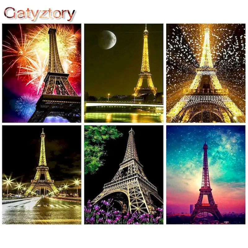 GATYZTORY 60x75cm Painting by numbers DIY Drawing By Numbers Frameless Iron Tower Landscape Home Decor Digital Painting On Canva
GATYZTORY 60x75cm Painting by numbers DIY Drawing By Numbers Frameless Iron Tower Landscape Home Decor Digital Painting On Canva