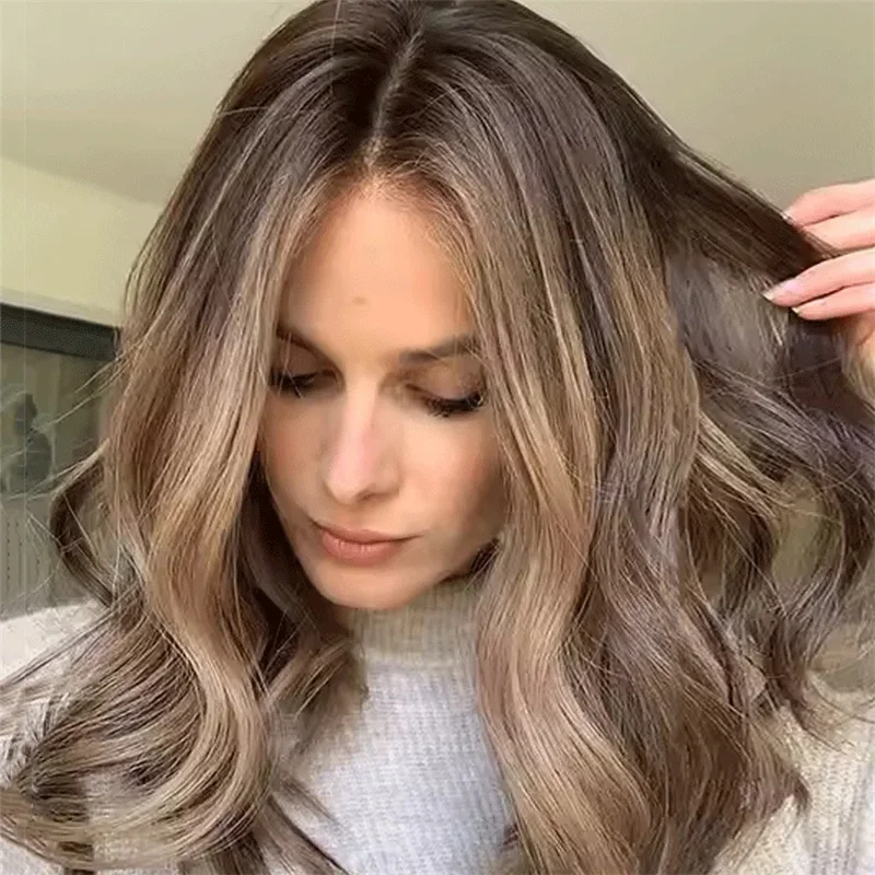 Synthetic Premium Fiber Custom Lace Front Wig Chocolate Brown Honey Blonde Preplucked Soft Body Wave Wigs for Women Daily Wear
Synthetic Premium Fiber Custom Lace Front Wig Chocolate Brown Honey Blonde Preplucked Soft Body Wave Wigs for Women Daily Wear
