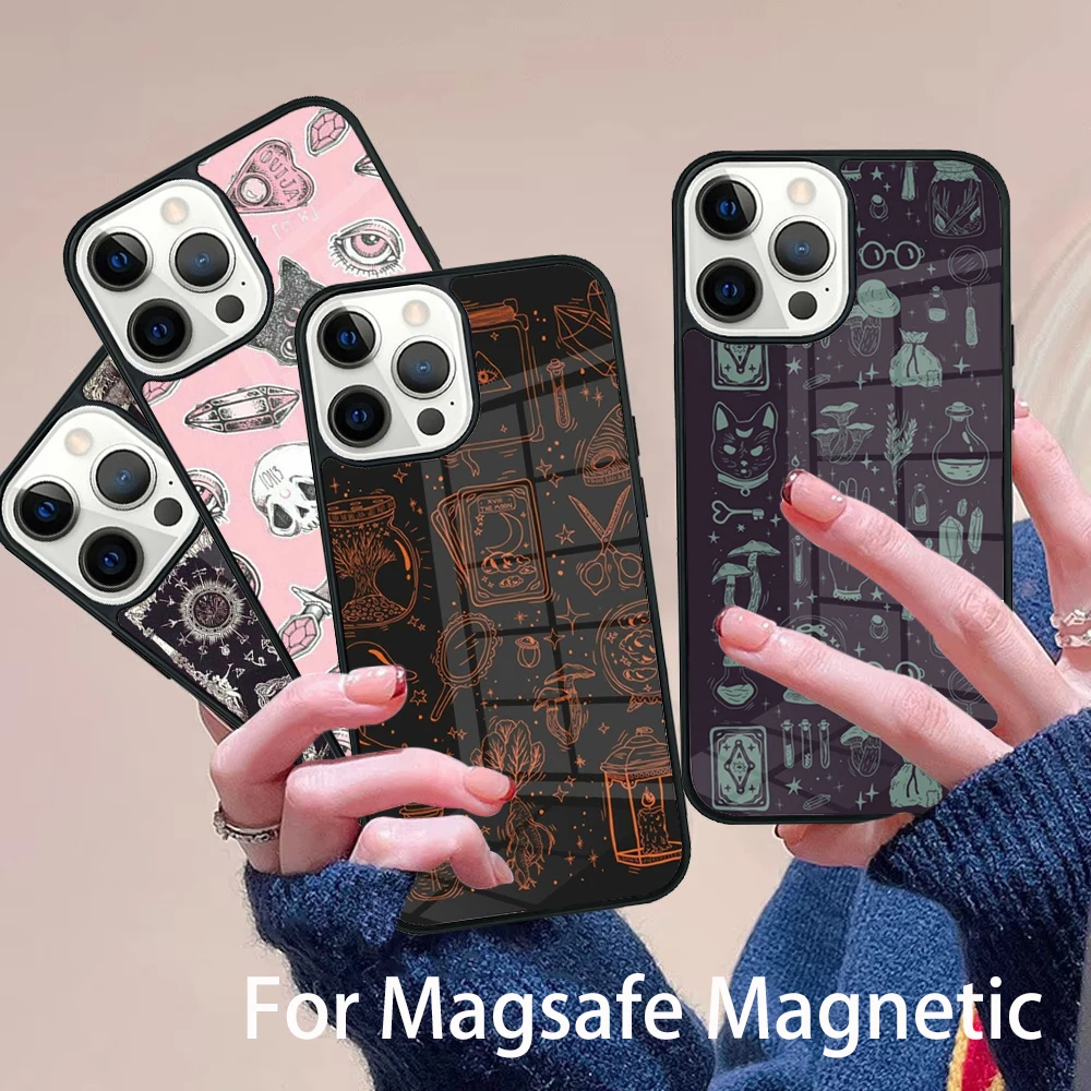 Witch Aesthetic Art Phone Case Magesafe Magnetic Wireless Charge Cover For IPhone 16 11 12 13 14 15 Pro Max Plus Mini
Witch Aesthetic Art Phone Case Magesafe Magnetic Wireless Charge Cover For IPhone 16 11 12 13 14 15 Pro Max Plus Mini