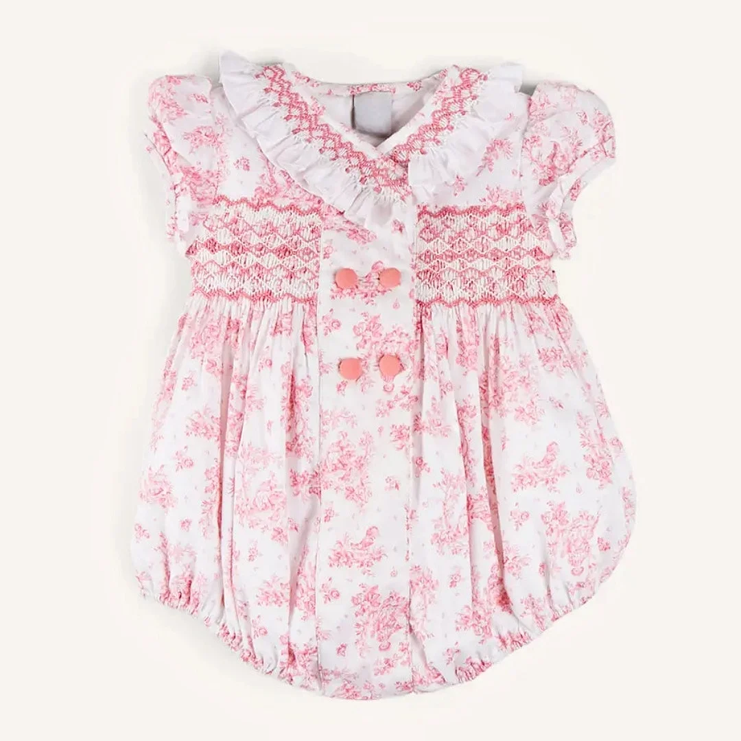 Clibeso Hand Made Smocked Short Sleeve Baby Girl Romper Toddler Girls Spain Boutique Print Summer High Quality Newborn Clothing
Clibeso Hand Made Smocked Short Sleeve Baby Girl Romper Toddler Girls Spain Boutique Print Summer High Quality Newborn Clothing