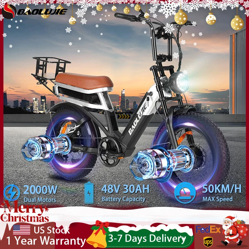Электрический велосипед BAOLUJIE 2033 для взрослых, электронный велосипед 2000 Вт и 1200 Вт, толстая шина 20 дюймов, электрический велосипед Battrey 48V30AH UL 2849【 Гарантия 1 год】
Электрический велосипед BAOLUJIE 2033 для взрослых, электронный велосипед 2000 Вт и 1200 Вт, толстая шина 20 дюймов, электрический велосипед Battrey 48V30AH UL 2849【 Гарантия 1 год】