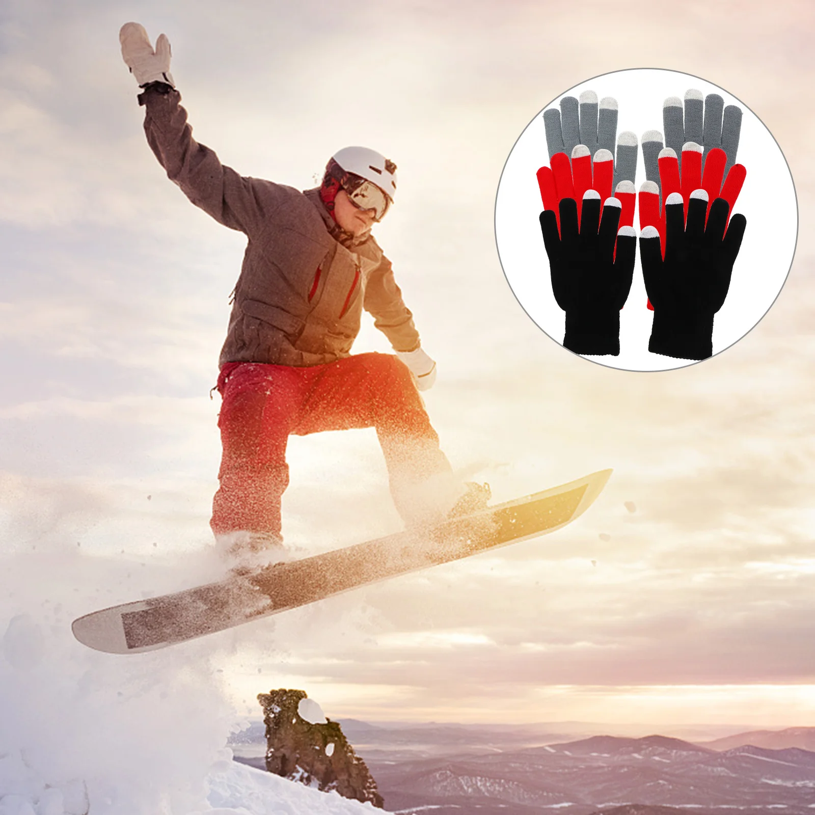 Knitted Touch Screen Gloves Waterproof Nonslip For Winter Outdoor Sports Cycling Skiing Rainy Conditions Warm Gloves
Knitted Touch Screen Gloves Waterproof Nonslip For Winter Outdoor Sports Cycling Skiing Rainy Conditions Warm Gloves