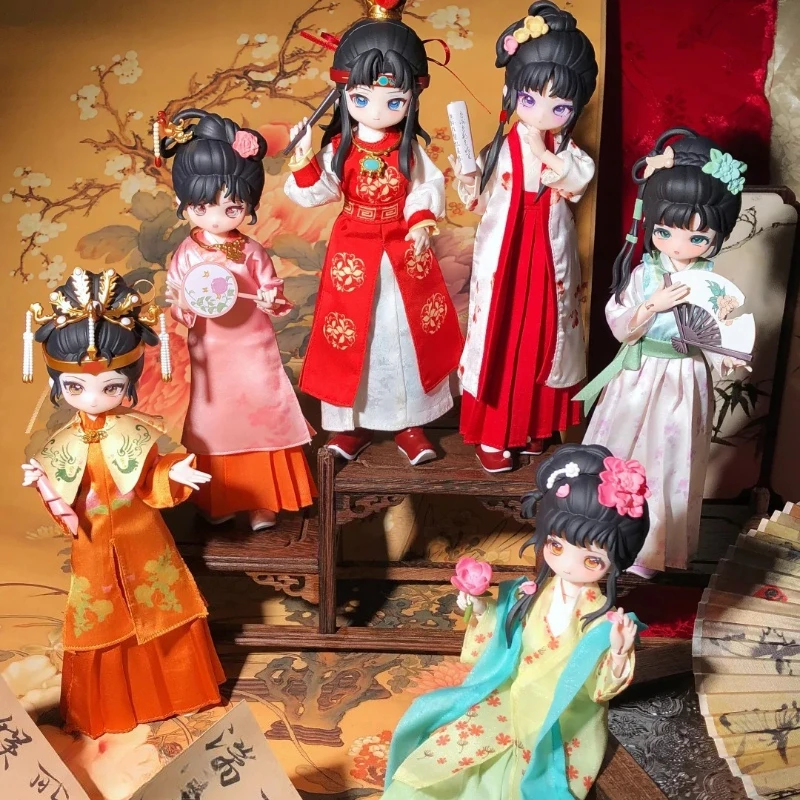 COME4FREE A Dream of Red Mansions Series Blind Box 1/8 BJD Moveable Doll Anime Doll Surprise Bag Mystery Box Desktop Decor Toys
COME4FREE A Dream of Red Mansions Series Blind Box 1/8 BJD Moveable Doll Anime Doll Surprise Bag Mystery Box Desktop Decor Toys