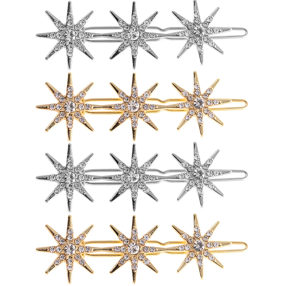 4 Pcs Clips Alloy Decorative Hairpins for Decorative Hair Clips Women Styling Sectioning Small Barrettes Hair Accessories
4 Pcs Clips Alloy Decorative Hairpins for Decorative Hair Clips Women Styling Sectioning Small Barrettes Hair Accessories