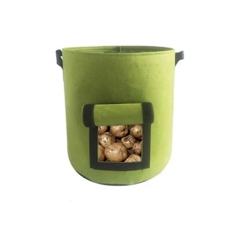Reusable Plant Growing Bag Non Woven Fabric Potato Storage Sweet Potato Planting Garden Growth Bags Durable H Straps Indoor
Reusable Plant Growing Bag Non Woven Fabric Potato Storage Sweet Potato Planting Garden Growth Bags Durable H Straps Indoor
