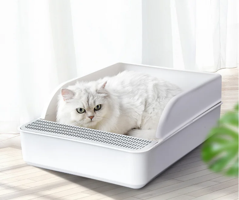 Wholesale Smart Cat Litter Toilet Box Indoor Cat Litter Tray With Scoop Eco-friendly Plastic Cat Litter Box
Wholesale Smart Cat Litter Toilet Box Indoor Cat Litter Tray With Scoop Eco-friendly Plastic Cat Litter Box