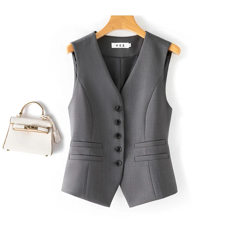 Women's Suit Vest Short Style Commute Outerwear Fashion Design Spring New Arrival Layering Top Polyester Material
Women's Suit Vest Short Style Commute Outerwear Fashion Design Spring New Arrival Layering Top Polyester Material