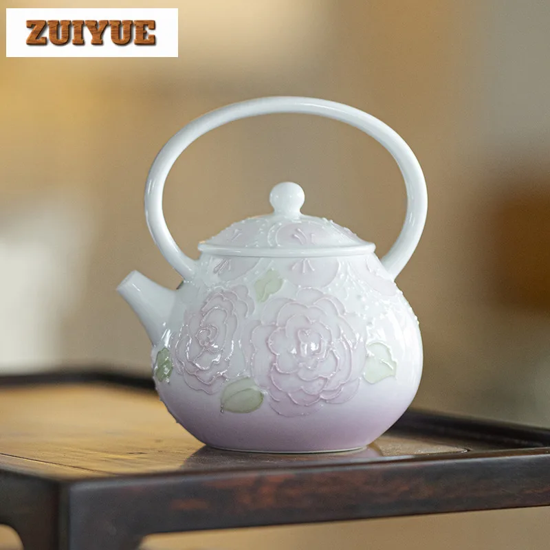 120ml Hand-painted Rose Handle Bead Curtain Teapot Luxury Tea Infuser Pot Tea Making Kettle With Strainer Tea Items Decoration
120ml Hand-painted Rose Handle Bead Curtain Teapot Luxury Tea Infuser Pot Tea Making Kettle With Strainer Tea Items Decoration