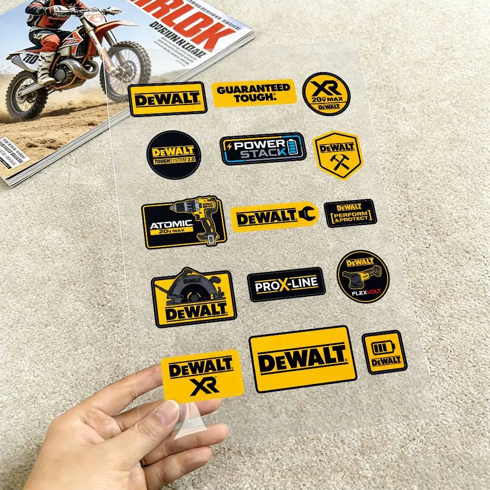 For DEWALT Motorcycle Reflective Stickers Waterproof Decals For Helmet Scooter Fuel Tank Toolbox Racing
For DEWALT Motorcycle Reflective Stickers Waterproof Decals For Helmet Scooter Fuel Tank Toolbox Racing