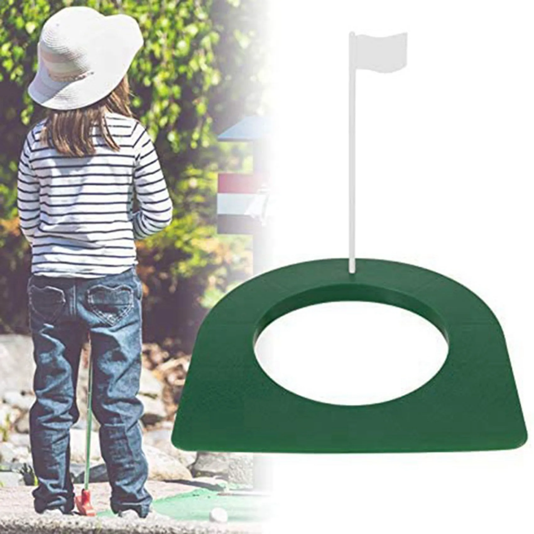 AEF6-4 Pcs Golf Putting Cup And Flag Golf Putting Hole Practice Aids With Flag For Golf Putting Training Mat
AEF6-4 Pcs Golf Putting Cup And Flag Golf Putting Hole Practice Aids With Flag For Golf Putting Training Mat