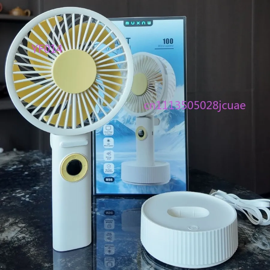 Large Size Silent Handheld Fan Automatic Shaking Head Desktop Fan With Base Portable Mini Cooling Fan
Large Size Silent Handheld Fan Automatic Shaking Head Desktop Fan With Base Portable Mini Cooling Fan