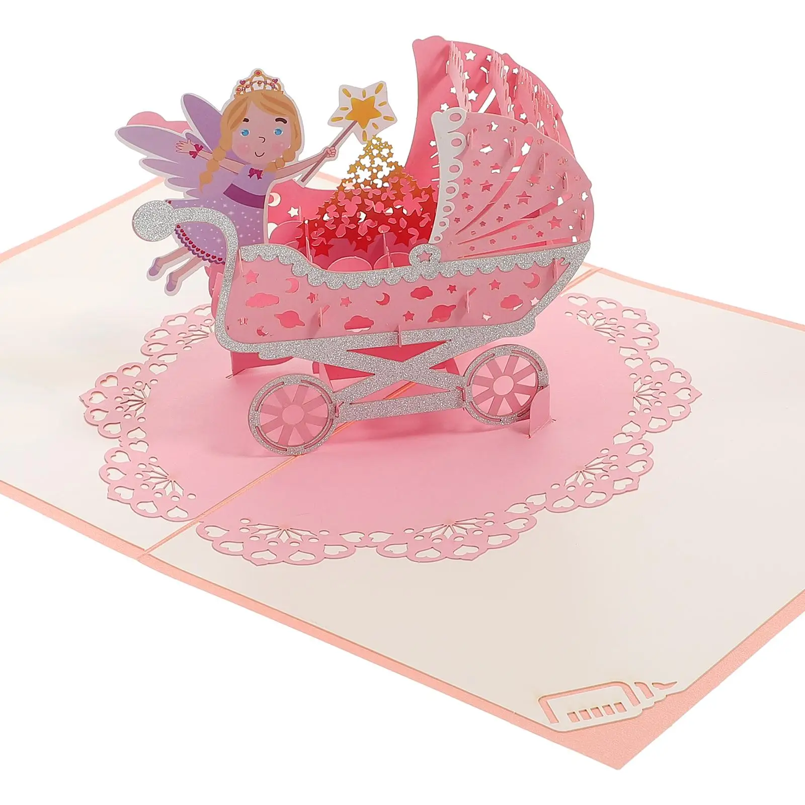 1Pcs 3D Baby Crib Design Birthday Cards Greeting Foldable Paper Party Gifts Blessing Printing Products
1Pcs 3D Baby Crib Design Birthday Cards Greeting Foldable Paper Party Gifts Blessing Printing Products