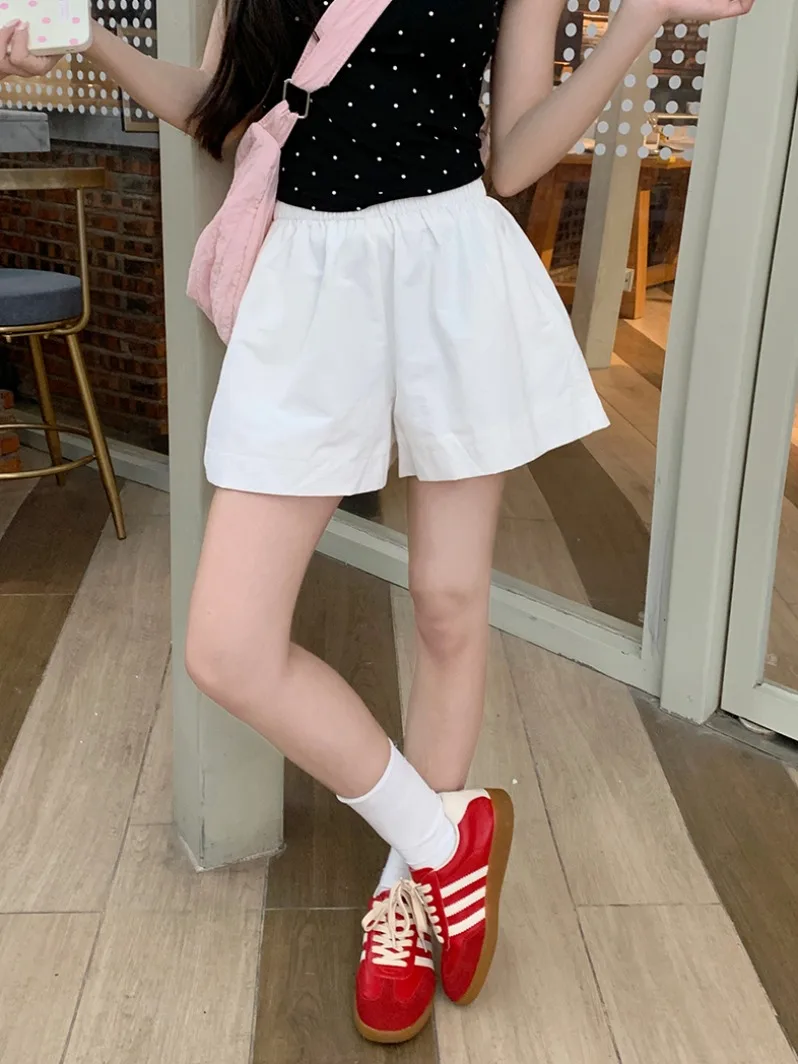 High Waist Loose Wide Leg Pants Pure Color Casual Trousers for Women Summer Versatile Slimming Shorts Simple Elegant Style
High Waist Loose Wide Leg Pants Pure Color Casual Trousers for Women Summer Versatile Slimming Shorts Simple Elegant Style