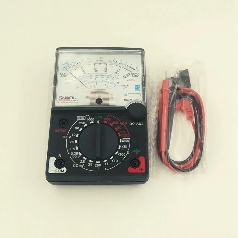 YX-360TRn аналоговый мультиметр AC DC Volt ток Ома тестирование электрического мультитестера
YX-360TRn аналоговый мультиметр AC DC Volt ток Ома тестирование электрического мультитестера