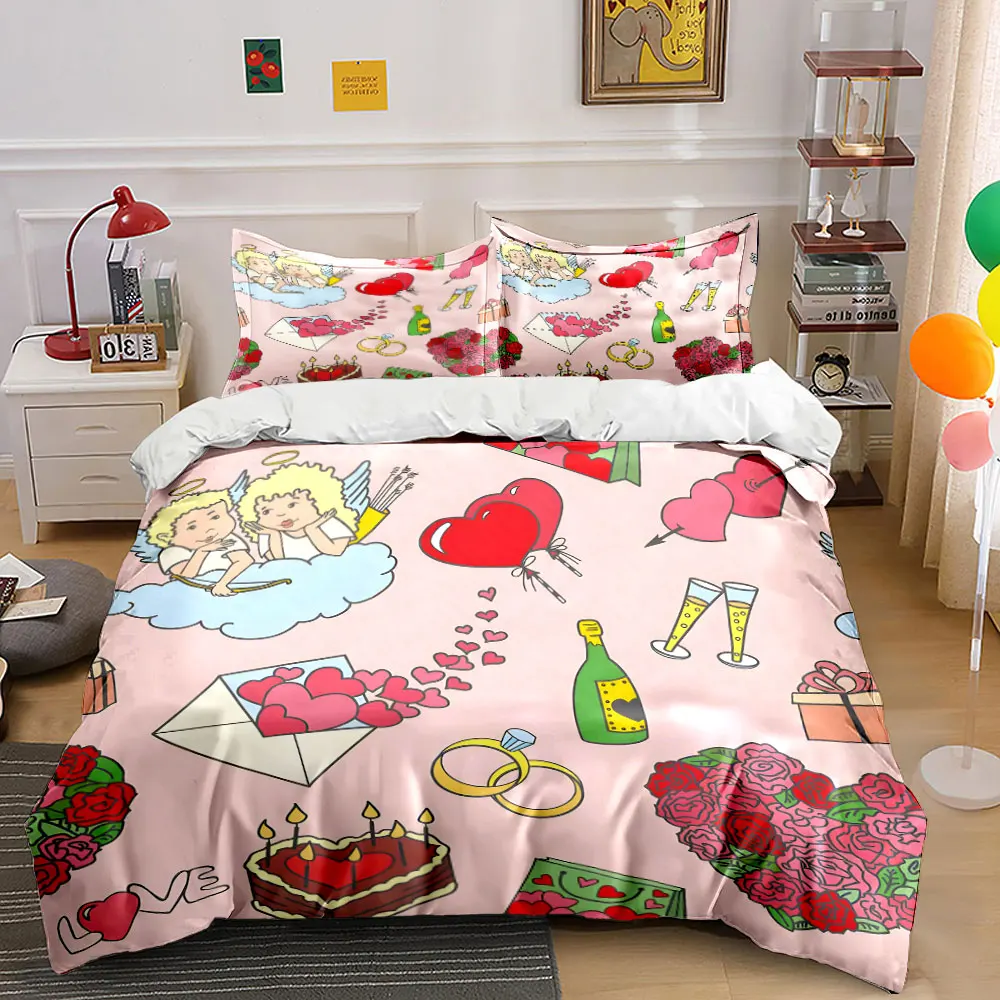 Hand-drawn love elements Bedding Set for Kids Luxury Gift 3pcs Digital Print Comforter Set Soft Comfortable Breathable
Hand-drawn love elements Bedding Set for Kids Luxury Gift 3pcs Digital Print Comforter Set Soft Comfortable Breathable