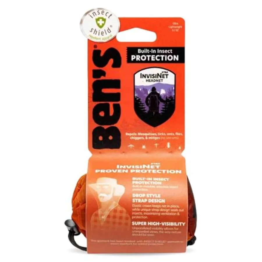 InvisiNet Xtra with Insect Shield - Comfortable Bug-Repelling Net with Permethrin and Drop Neck Design - High-Visibility Head N
InvisiNet Xtra with Insect Shield - Comfortable Bug-Repelling Net with Permethrin and Drop Neck Design - High-Visibility Head N