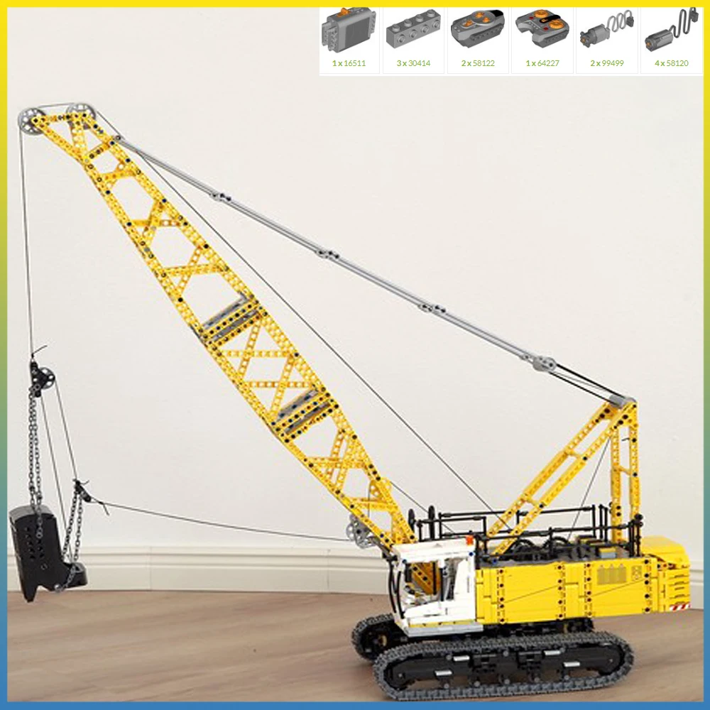 НОВЫЙ MOC 2378 шт. 1:21 Масштаб City Engineering Series Dragline Модель экскаватора DIY Творческие идеи Детские игрушки Подарочные технологические блоки
НОВЫЙ MOC 2378 шт. 1:21 Масштаб City Engineering Series Dragline Модель экскаватора DIY Творческие идеи Детские игрушки Подарочные технологические блоки