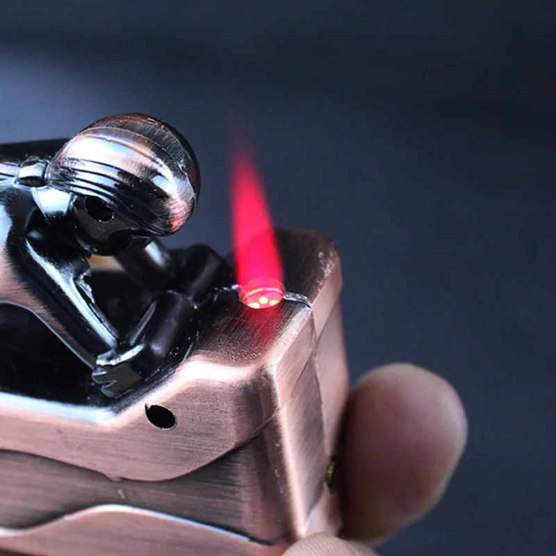Interesting Personalized Inflatable Metal Lighter Desktop Decoration With Sound Windproof Straight Forward Lighter Barbecue Tool
Interesting Personalized Inflatable Metal Lighter Desktop Decoration With Sound Windproof Straight Forward Lighter Barbecue Tool