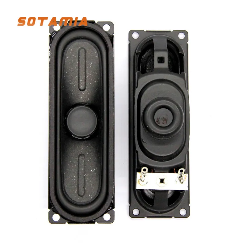 SOTAMIA 2pcs 97x31mm Internal Magnetic Full Range Speaker 4 Ohm 12W Runway Multimedia Music Audio DIY Bluetooth Voice Speaker
SOTAMIA 2pcs 97x31mm Internal Magnetic Full Range Speaker 4 Ohm 12W Runway Multimedia Music Audio DIY Bluetooth Voice Speaker