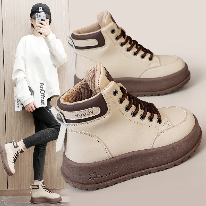 NEW Women's Heels Winter Sneakers Korean Ladies Shoes Tennis Female Women shoes Platform 2025 Fashion Thick soled Shoes
NEW Women's Heels Winter Sneakers Korean Ladies Shoes Tennis Female Women shoes Platform 2025 Fashion Thick soled Shoes 