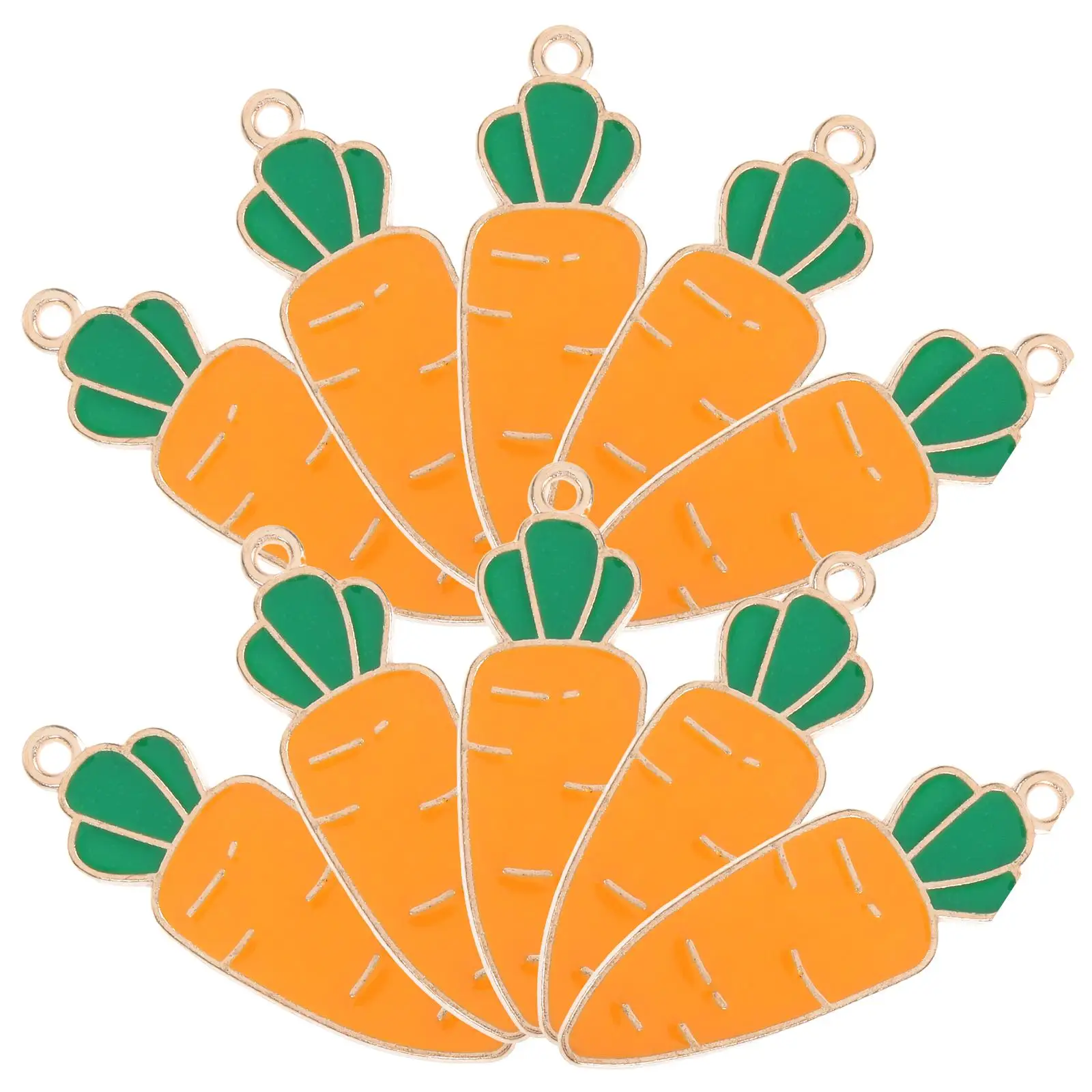 10 Pcs Vegetable Carrot Pendant Jewelry Accessories Necklace Charms Decorative Alloy DIY Materials Lightweight Portable Easy
10 Pcs Vegetable Carrot Pendant Jewelry Accessories Necklace Charms Decorative Alloy DIY Materials Lightweight Portable Easy
