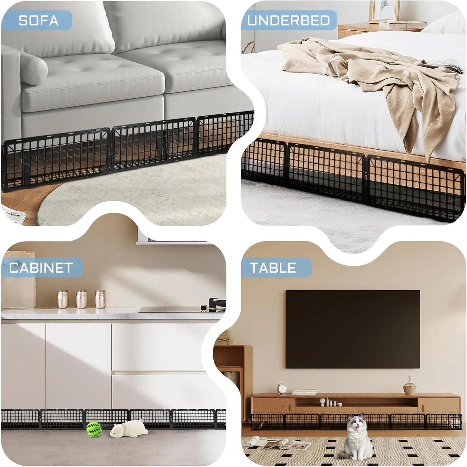 Under Couch Blocker Under Bed Blocker For Cats And Toys 12 Pieces Sturdy Cat Stopper Animals Protector For Living Room Dining
Under Couch Blocker Under Bed Blocker For Cats And Toys 12 Pieces Sturdy Cat Stopper Animals Protector For Living Room Dining