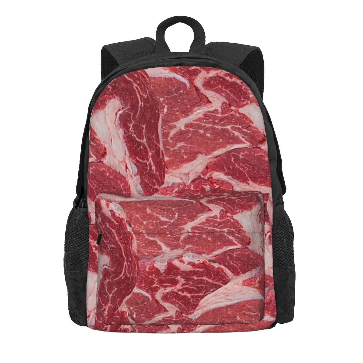 Meat Backpack Daypack Large Capacity Kids BookBag School Bag Shoulder Bags for Men Women
Meat Backpack Daypack Large Capacity Kids BookBag School Bag Shoulder Bags for Men Women