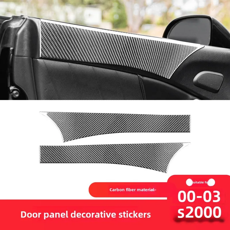 For Honda 00-09 S2000 carbon fiber interior modification parts door panel decorative sticker
For Honda 00-09 S2000 carbon fiber interior modification parts door panel decorative sticker