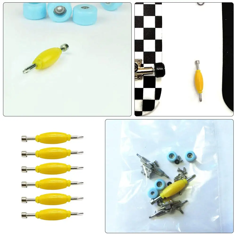 6 Pcs Fingerboard Screwdriver Mini Double End Tools Small Flathead Repair Supplies Skateboard Hand Tools Precision
6 Pcs Fingerboard Screwdriver Mini Double End Tools Small Flathead Repair Supplies Skateboard Hand Tools Precision