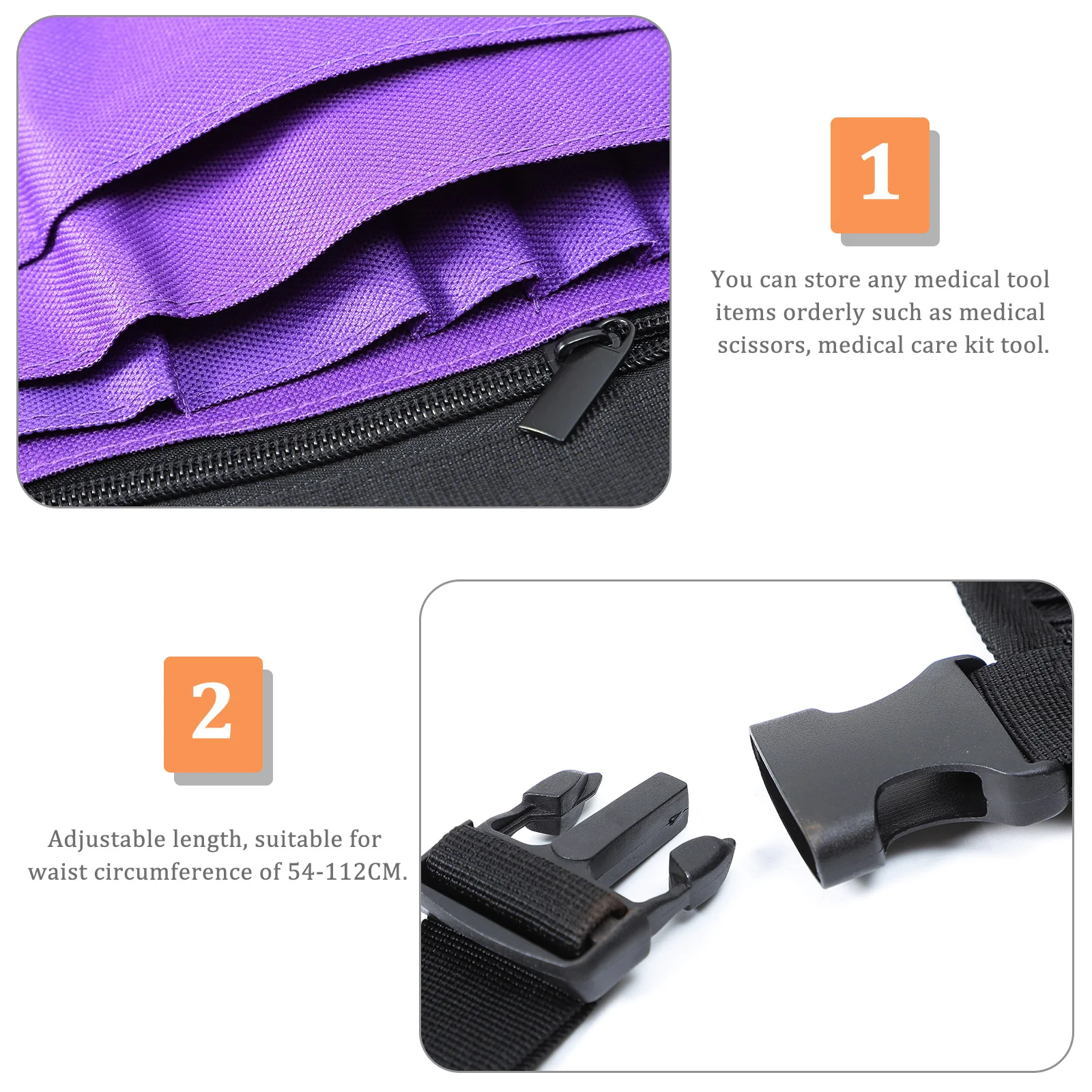 Medical Waist Bag Nurse Tool Pouch 600D Oxford PP Webbing Adjustable Belt Multi Pocket Large Capacity Water Resistant Durable
Medical Waist Bag Nurse Tool Pouch 600D Oxford PP Webbing Adjustable Belt Multi Pocket Large Capacity Water Resistant Durable