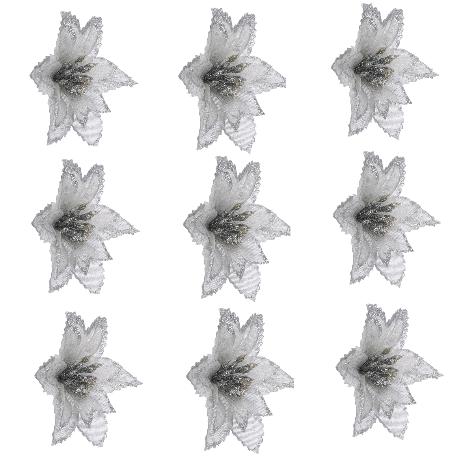 24 Pcs Christmas Flowers Simulated Fabric Gold Dust Glitter Mini Lifelike Xmas Tree Adornments Festive Decor Supplies
24 Pcs Christmas Flowers Simulated Fabric Gold Dust Glitter Mini Lifelike Xmas Tree Adornments Festive Decor Supplies