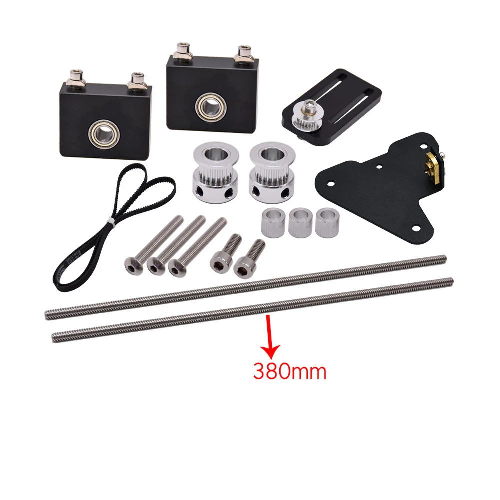 Ender3/CR10 Dual Z Axis Lead Screw Upgrade Kit Timing Belt 20 Teeth Gear Upgrade kit With Belt Pulley For Ender 3/CR10 Upgrade
Ender3/CR10 Dual Z Axis Lead Screw Upgrade Kit Timing Belt 20 Teeth Gear Upgrade kit With Belt Pulley For Ender 3/CR10 Upgrade