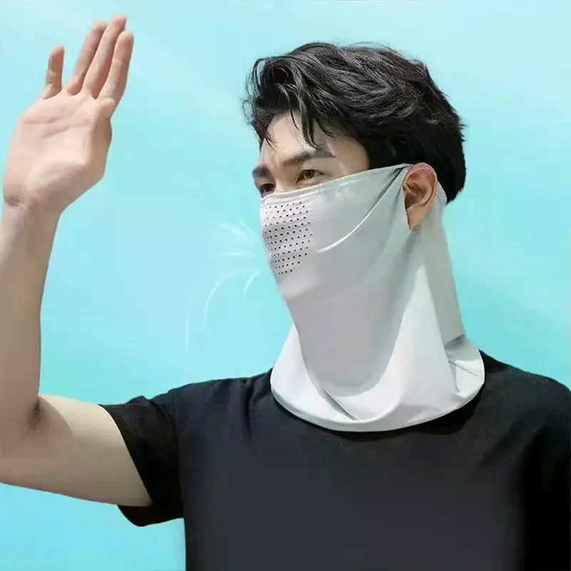 Breathable Soft Ice Silk UV Sun Protection Face Mask Adjustable Summer Outdoor Activities Unisex Face Scarf
Breathable Soft Ice Silk UV Sun Protection Face Mask Adjustable Summer Outdoor Activities Unisex Face Scarf