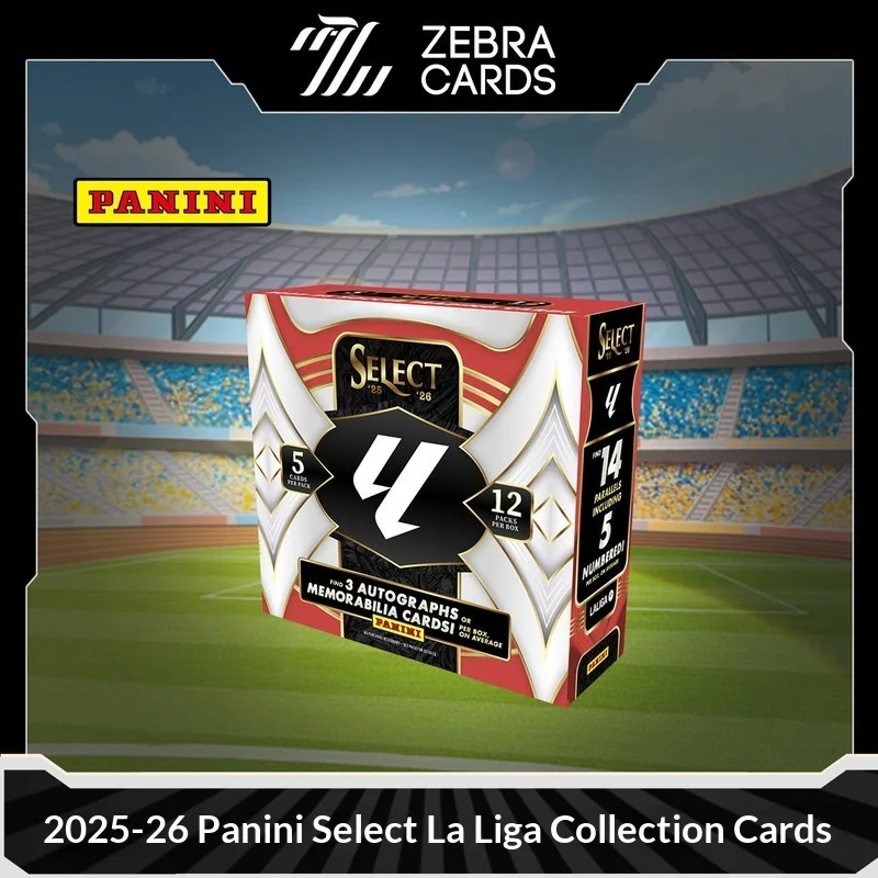 2025-26 Panini Select La Liga Hobby Box 12 Packs 5 Cards 14 Parallels 3 Autos 250 Cards Tiered Sealed Football Collectible
2025-26 Panini Select La Liga Hobby Box 12 Packs 5 Cards 14 Parallels 3 Autos 250 Cards Tiered Sealed Football Collectible