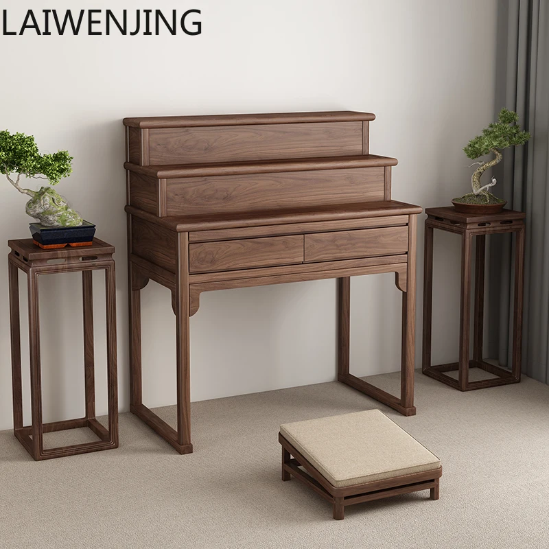 HLZ solid wood table incense case new Chinese three-layer Buddha table Buddhist table simple living room Shentai cabinet
HLZ solid wood table incense case new Chinese three-layer Buddha table Buddhist table simple living room Shentai cabinet