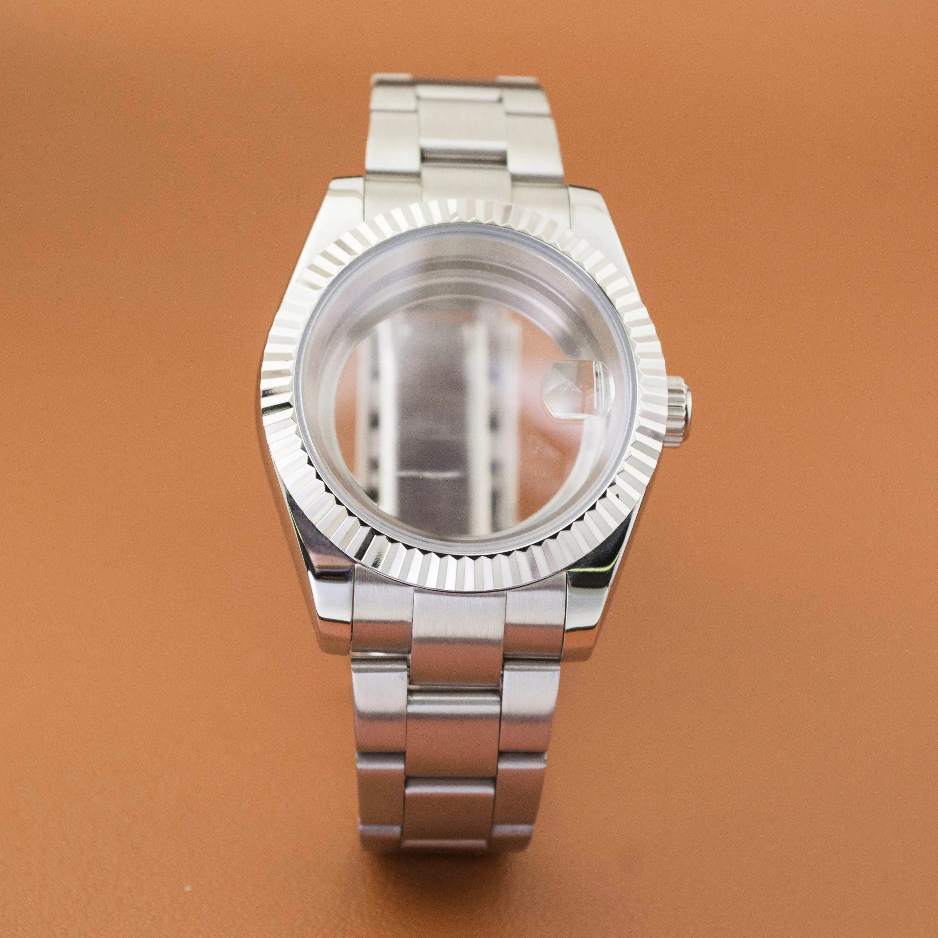 36mm/39mm Watch Case Strap Parts Stainless Steel Sapphire Glass Case For NH35/NH36/8215 Movement Datejust 8215 Case
36mm/39mm Watch Case Strap Parts Stainless Steel Sapphire Glass Case For NH35/NH36/8215 Movement Datejust 8215 Case